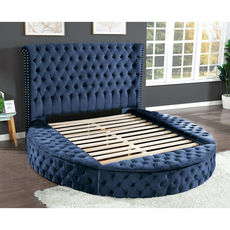 Linford tufted upholstered storage 2024 platform bed king