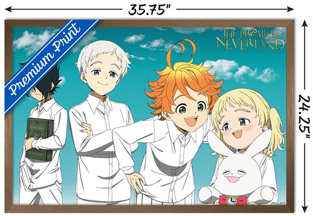 The Promised Neverland - Orphans Wall Poster, 22.375" x 34", Framed