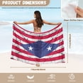 thumbnail image 7 of Yuyamidu Womens Bathing Suit Coverups Puerto Rico Flag Beach Cover Up Sarong Wraps Summer Swimwear Tie Side Swimsuit Chiffon Beach Wear, 7 of 7