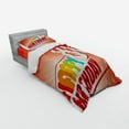 thumbnail image 2 of Ambesonne Abstract Bedding Set 3 Pcs, 80 Old Birthday Party, Twin, Red Vermilion and White, 2 of 2