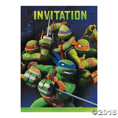 Teenage Mutant Ninja Turtles Party Invitations