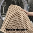 thumbnail image 6 of Bath Mat Waffle, Upgraded Waffle Runner Rug, Waffle Bath Mat, Waffle Knit Bath Mat, Machine Washable Waffle Bath Mat, Waffle Bath Mat Runner (Green,17" x 24" /43 * 61cm), 6 of 7