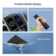thumbnail image 4 of For Hyundai Santa Fe 2024-2025 Center Console Charger Mat Anti-Slip Silicone Pad Car Interior Accessories, 4 of 6