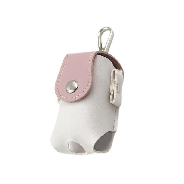 Wosthever Bolsa de almacenamiento de pelotas de golf, textura de alta gama, impermeable, portátil, gancho de bolsillo colgante, fácil Deportes y aire libre Rosa 4.9 x 4.xxs