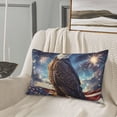 thumbnail image 5 of Daiia Night Sky Bald Eagle Bedding Waterproof Pillow Protector Zippered Queen – Bed Bug Proof Pillow Encasement-14"x20", 5 of 6