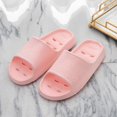 thumbnail image 1 of Zapatillas antideslizantes de secado rápido para mujer, zapatillas de baño de suela suave ahuecadas, Zapatillas de casa informales para parejas, baratas, 1 of 7