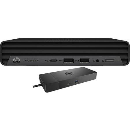 HP ProDesk 600 G6 Home/Business Mini Desktop (Intel i5-10500T 6-Core  Intel UHD 630  16GB RAM  2TB PCIe SSD  Wifi  USB 3.2  Bluetooth  Win 10 Pro) with WD19S 180W Dock