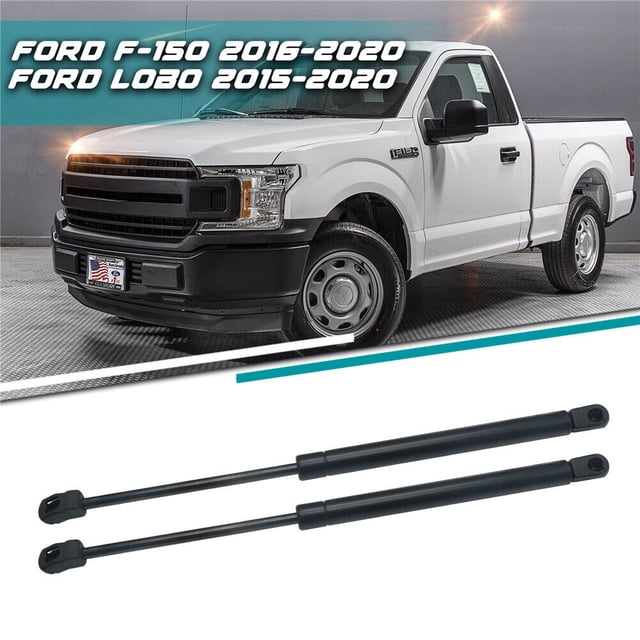 Front Hood Bonnet Gas Struts Lift Support for Ford F150 2016-2020 Lobo 2015-2020