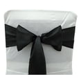 thumbnail image 3 of Darling Souvenir Pack Of 10 Satin Chair Sashes Bow Sash For Wedding & Events Supplies Party Decoration Chair Cover Sash - Colors Available, 3 of 6
