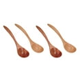 thumbnail image 2 of Wooden Soup Spoon,4pcs Wooden Soup Spoon Dinner Spoon Table Spoon Seamless Integration, 2 of 14