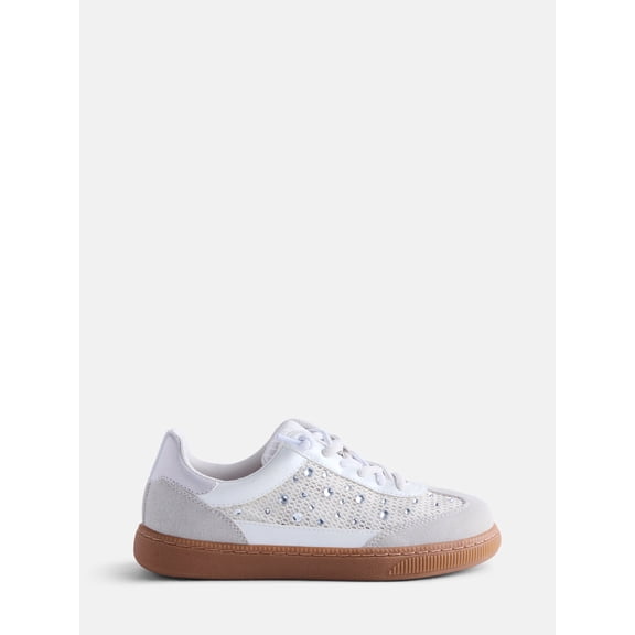 Madden NYC Girl’s Rhinestone Embellished Casual Sneakers