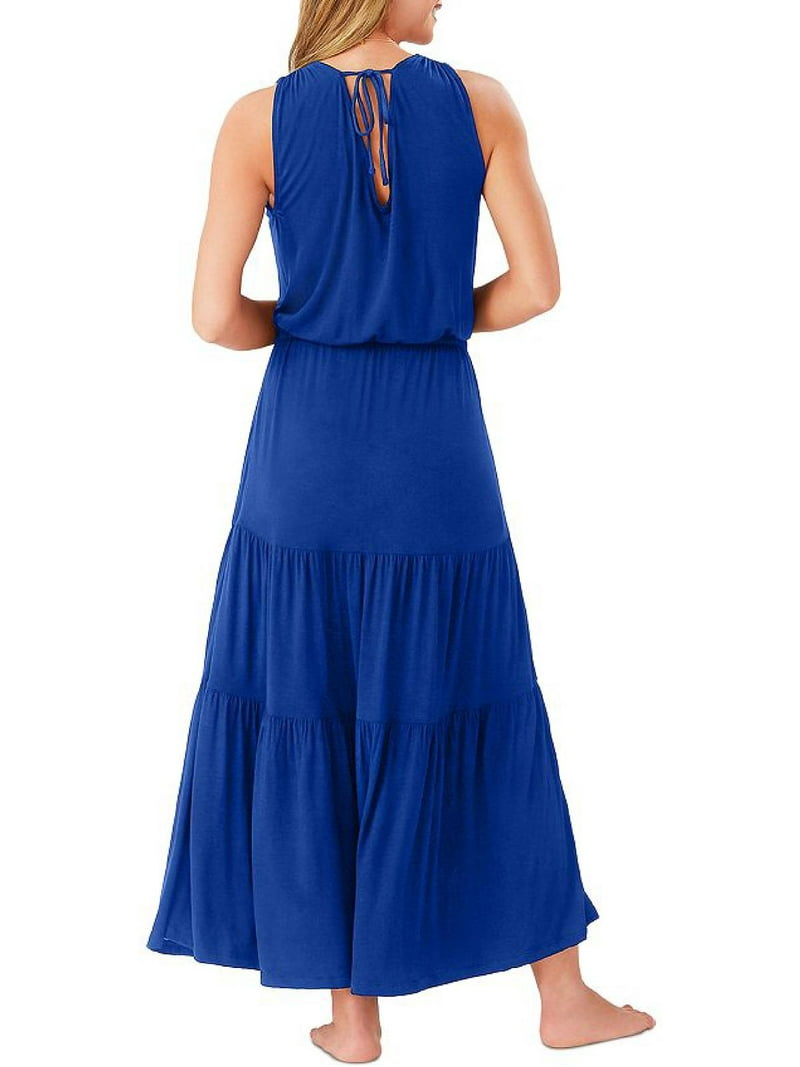 formal halter dress wedding guest White Halter Maxi Dress | Backless Plunge V-Neck Formal Gown | High Slit  Evening & Wedding Guest Dress | Summer Resort Wear main image 1