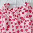 thumbnail image 4 of Pandaie Kids All‑Over Print Fleece Tie Hooded Bath Robe Boys Girls Bathrobes 4T 5T 6T 7T Plush Soft Coral Sleepwear Pink,2-3Years, 4 of 6