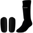 thumbnail image 2 of Vizari Youth Soccer Shin Guard with Sock and Removable Shell | Boys and Girls Soccer Shin Guard Socks with Air-Cooled Design - Black, XS, 2 of 5