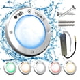 thumbnail image 1 of 1 Lámpara LED Sumergible Para Alberca de nicho o sobreponer ADS SPA 50W 16CM Azul Con Transformador, 1 of 5