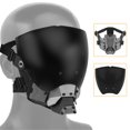 thumbnail image 1 of Casco de máscara Cyberpunk para adultos, máscaras futuristas de uso tecnológico, vacaciones de Halloween, 1 of 8
