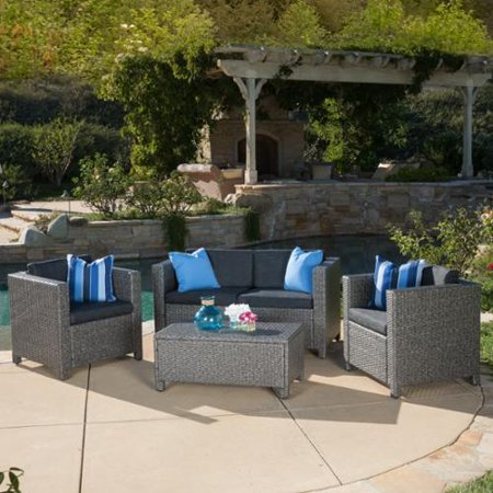 Christopher Knight Home Puerta Outdoor Wicker Sofa Set By Christopher Knight Home Puerta Outdoor Wicker Sofa Set By