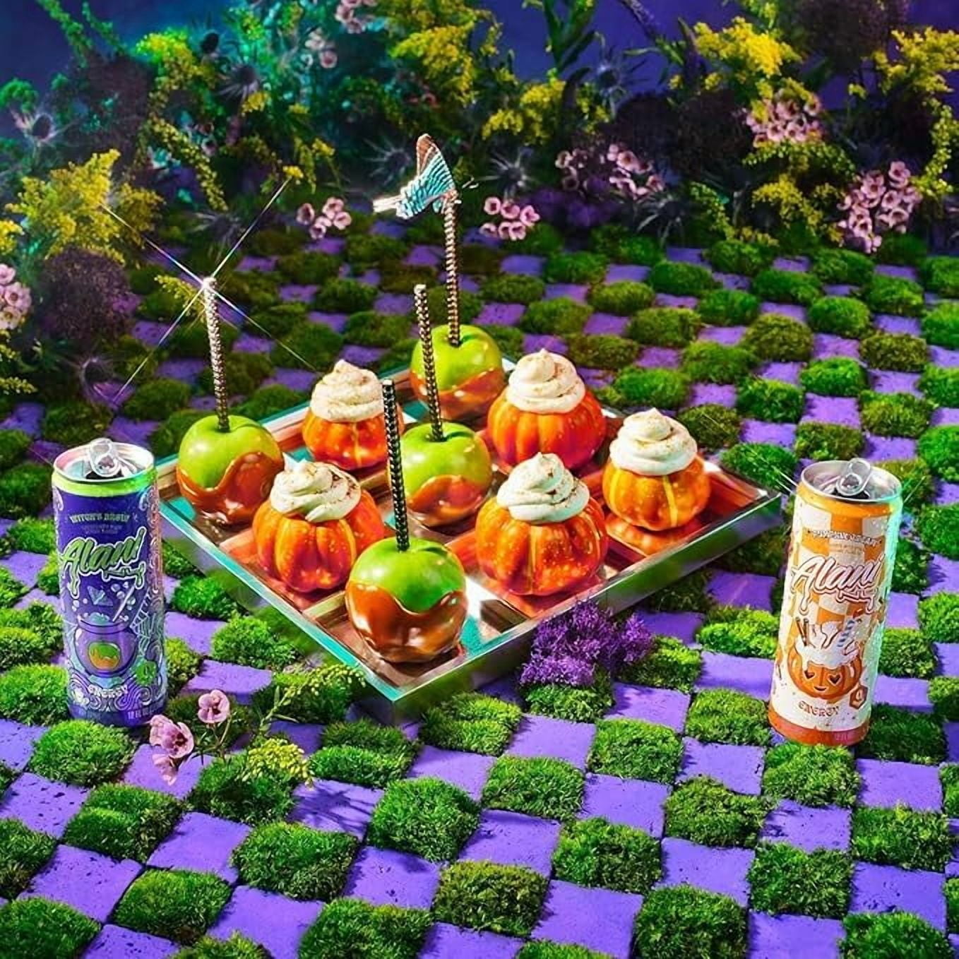 New Alani Witch's Brew & Pumpkin Cream Energy Drink Variety Pack, Sugar Free, Low Calorie, 12 fl oz, (6cans) Repackaged By PickNGo Market