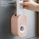 thumbnail image 5 of Yuarrent Soporte para de montado en la pared, exprimidor de de dientes, estante de almacenamiento para baño de Hotel, cocina, Juegos de accesorios de baño Azul claro Yuarrent HA066653-03, 5 of 6
