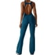thumbnail image 5 of Lucakuins Mono de entrenamiento para mujer, sin mangas, cuello en U, sin espalda, hueco, sólido, delgado, mono de yoga Lucakuins  moda, 5 of 7