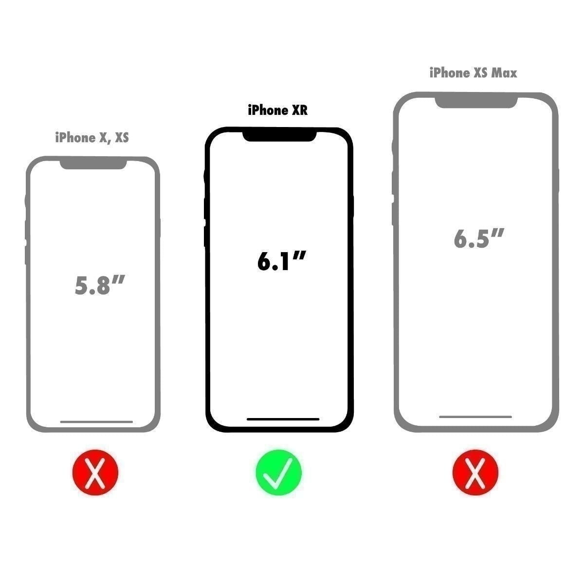 OtterBox Defender Series Screenless Edition Black Case for iPhone XR 77-59761