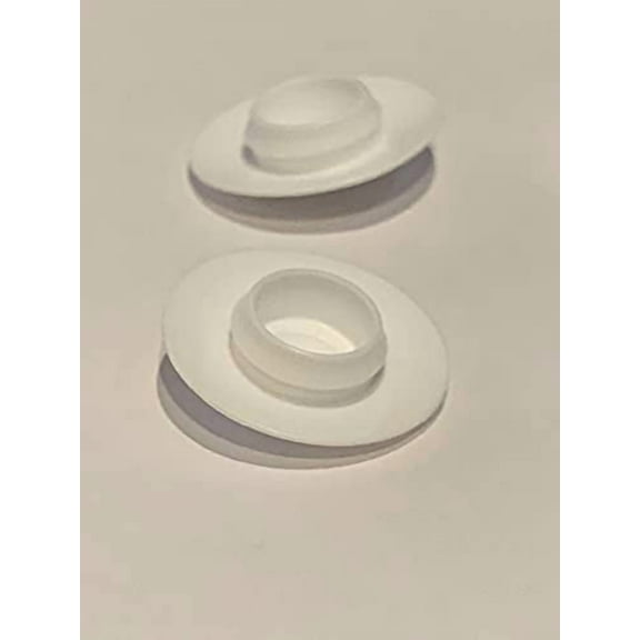 (50) 3/8" White Plastic Flush Type Hole Plugs 3/4" Head