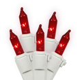 thumbnail image 2 of Vickerman 50 Lights Red White Wire End Connecting Lock Set with 4-Inch Spacing and 16-Feet Length, Comes in Box, 2 of 4