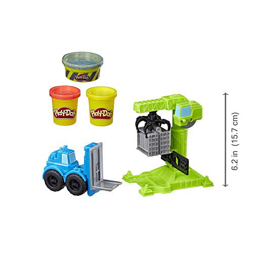 Play-Doh Wheels Crane and Forklift Construction Toys C3 for sale online 