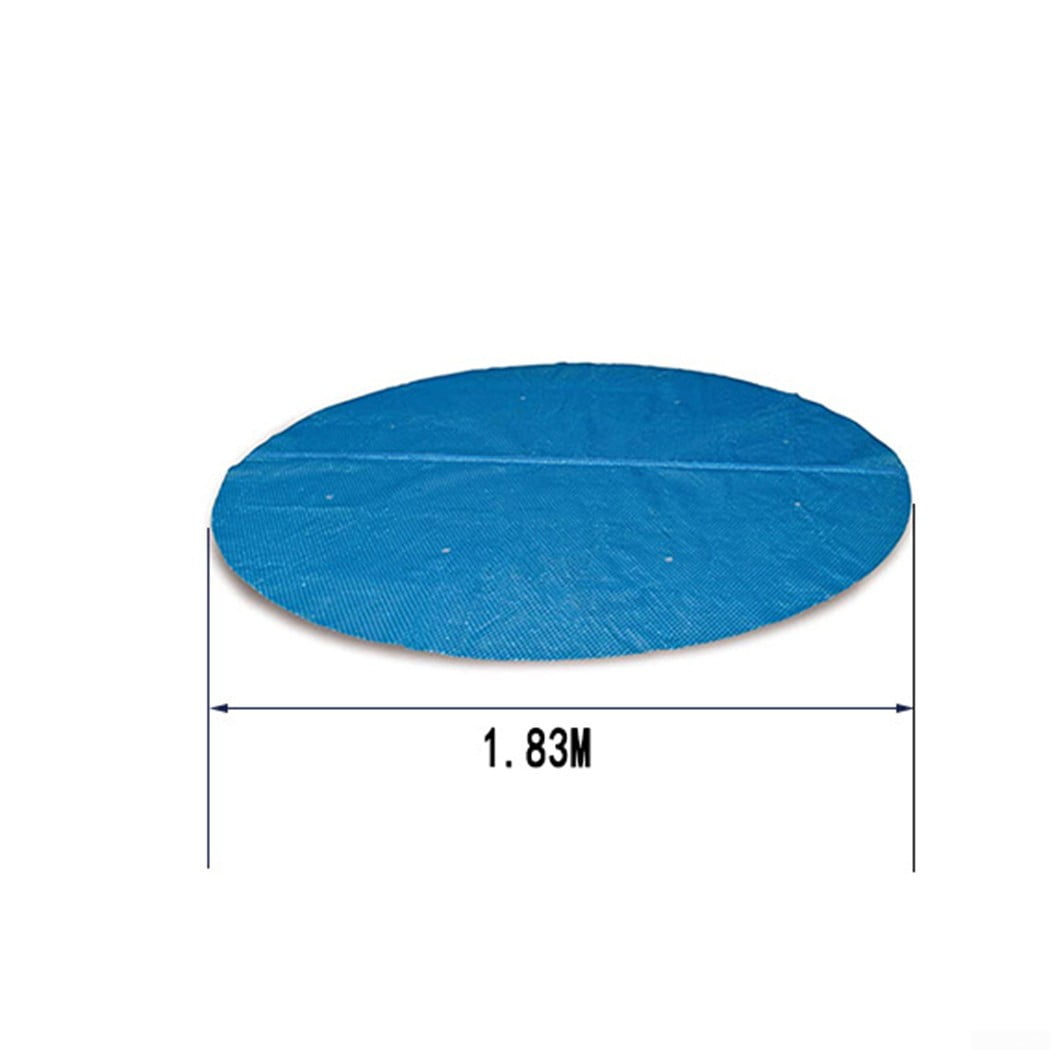 21ft Round Blue 400 Micron Swimming Pool Cover Solar Heat Retention 
