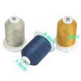 thumbnail image 6 of New brothread 12 Neutral&Jean Colors 100% Mercerized Cotton Thread 30WT 600M(660Y), 6 of 6