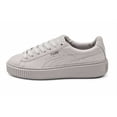 thumbnail image 2 of Puma Basket Platform Reset Women's Shoes Gray-Violet 363313-01, 2 of 5