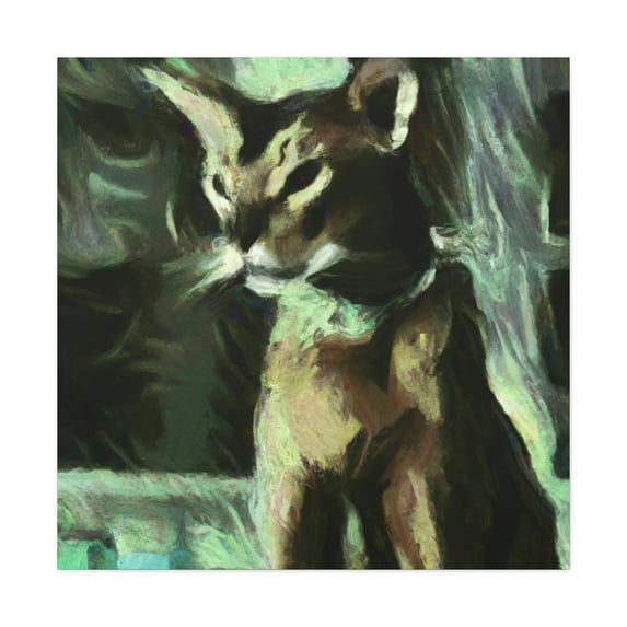 Abyssinian in Expressionism - Canvas