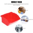 thumbnail image 3 of BESTYASH Red Plastic Storage Container for Components, Stackable Box with Easy and Fast Assembly, 3 of 7