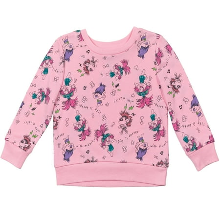 

DreamWorks Trolls Poppy Toddler Girls Sweatshirt Pink 4T