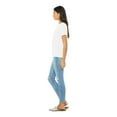 thumbnail image 4 of BELLA+CANVAS Women's Relaxed Short Sleeve Crew T-Shirt for Crafting, White, Large, 1-Pack, 4 of 10