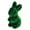1pc, variant on Ruanlalo Artificial Moss Bunny Statue Realistic Furry Moss Flocked Rabbit Ornament Standing Foam Rabbit Figurine for Spring Easter Party Outdoor Indoor Patio Home Desktop Decor