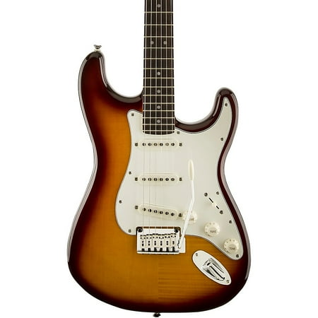 - Squier Standard Stratocaster FMT Electric Guitar Transparent Amber