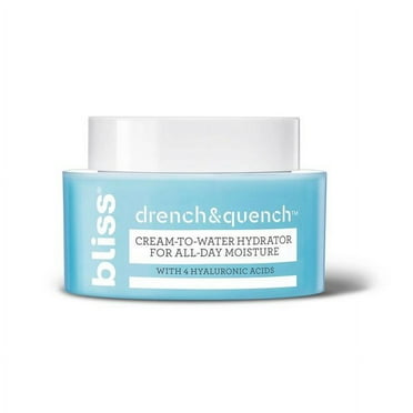 bliss Drench and Quench Cream-To-Water Daily Hydrator Moisturizer 1.7 oz