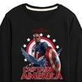 thumbnail image 3 of Marvel Captain America: Brave New World - Sam Wilson - Toddler And Youth Kids Long Sleeve Graphic T-Shirt, 3 of 5