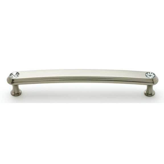 Alno C211-6 Crystal Series 6" Center To Center Luxury Decorative Bar Cabinet Pull - Nickel