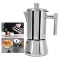 thumbnail image 1 of Hervidor de Café Pulido de Acero inoxidable, Herramiente de Cocina para Cocina de Induco, 1 of 7