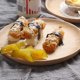 thumbnail image 3 of Wooden Plates, 2 pcs Wood Serving Tray, Bread Wood Tray, Small Round Wood Plate (Oak), 3 of 5