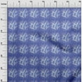 thumbnail image 3 of oneOone Polyester Spandex Medium Blue Fabric Leaves Sewing Craft Projects Fabric Prints By Yard 56 Inch Wide, 3 of 5