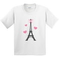 thumbnail image 3 of Inktastic Paris Lover Eiffel Tower Youth T-Shirt, 3 of 5