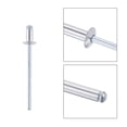 thumbnail image 3 of Unique Bargains 3.2mm Diameter 7mm Grip Length Silver Tone Aluminum Blind Rivets 60 Pack, 3 of 4