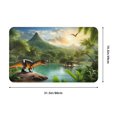 thumbnail image 5 of Lake Forest Dinosaur Door Mat for Indoor, Welcome Door Mats Front Entrance Rug, Non-Slip Bathroom kitchen Rugs for Inside Floor, Small Rug Dog Door Mat 20X31.5 Inch, 5 of 5