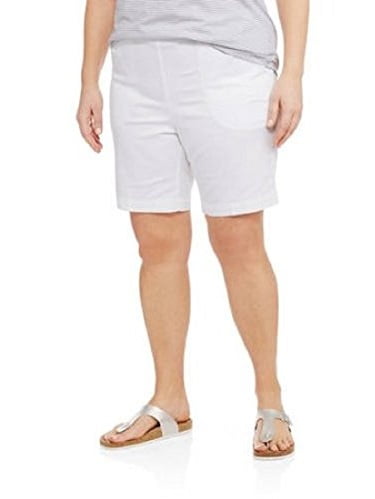women's plus shorts at walmart