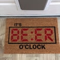 thumbnail image 5 of Runner Rug Indoor Door Mat Outdoor Entrance It's Beer O'Clock Welcome Mat Funny Doormats Fathers Day Mat Gift per Tape for Hardwood Floors Large Outdoor Welcome Mats for Front Door 16x24IN, 5 of 5