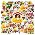 thumbnail image 3 of 35pcs Charming Animal Stickers Cartoon Farm PVC Stickers for Notebooks Laptops Suitcases, 3 of 9