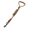 thumbnail image 1 of Dog Leash  5FT Nylon Reflective Leash  Soft Padded Handle Thick Leash for Large Medium Dogs Brown, 1 of 11